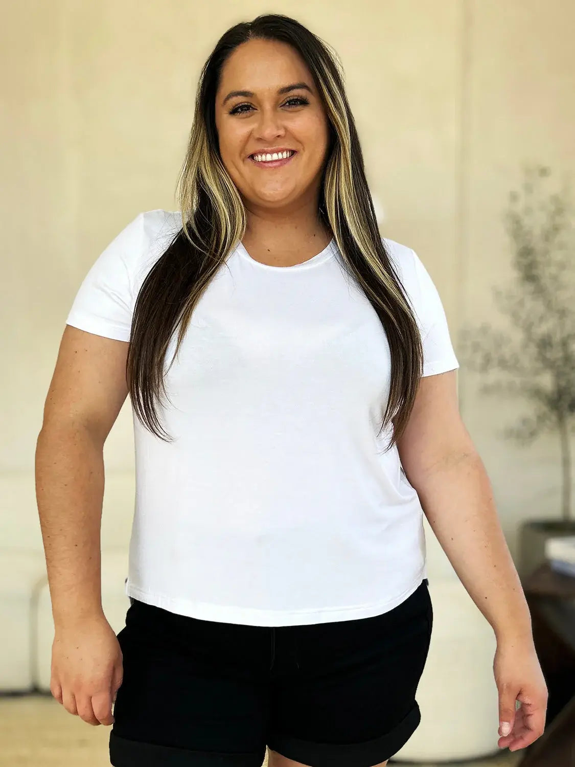 Basic Bae Full Size Round Neck Short Sleeve T-Shirt - ShopBasicbae - Flyclothing LLC