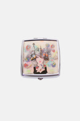 Nicole Lee USA Printed Metallic Square Pill Case - Trendsi - Flyclothing LLC