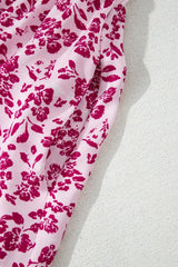 Floral Cutout Back Square Neck Maxi Dress - Trendsi - Flyclothing LLC