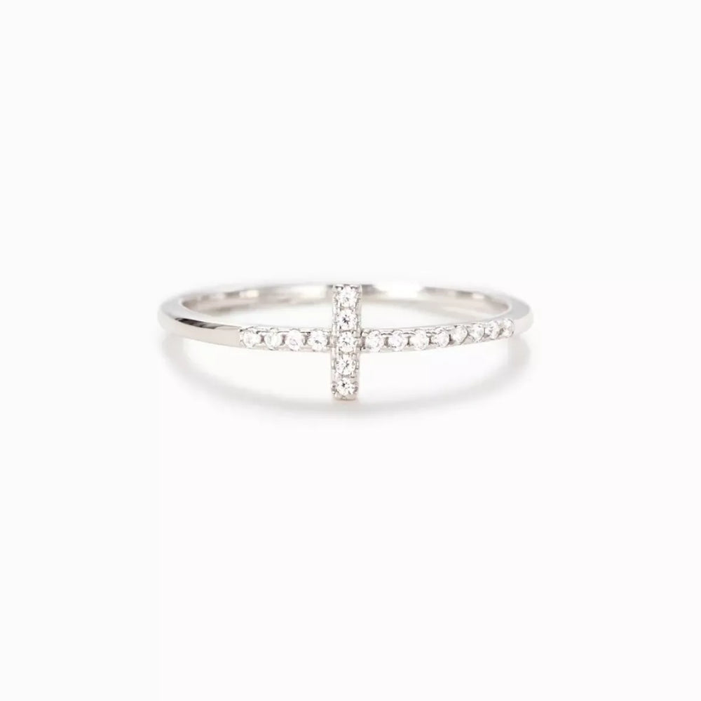 925 Sterling Silver Cross Ring - Trendsi - Flyclothing LLC