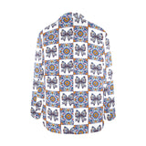 Baha Ranch Blue Bow Talavera Floral Blazer - Baha Ranch Western Wear - Flyclothing LLC