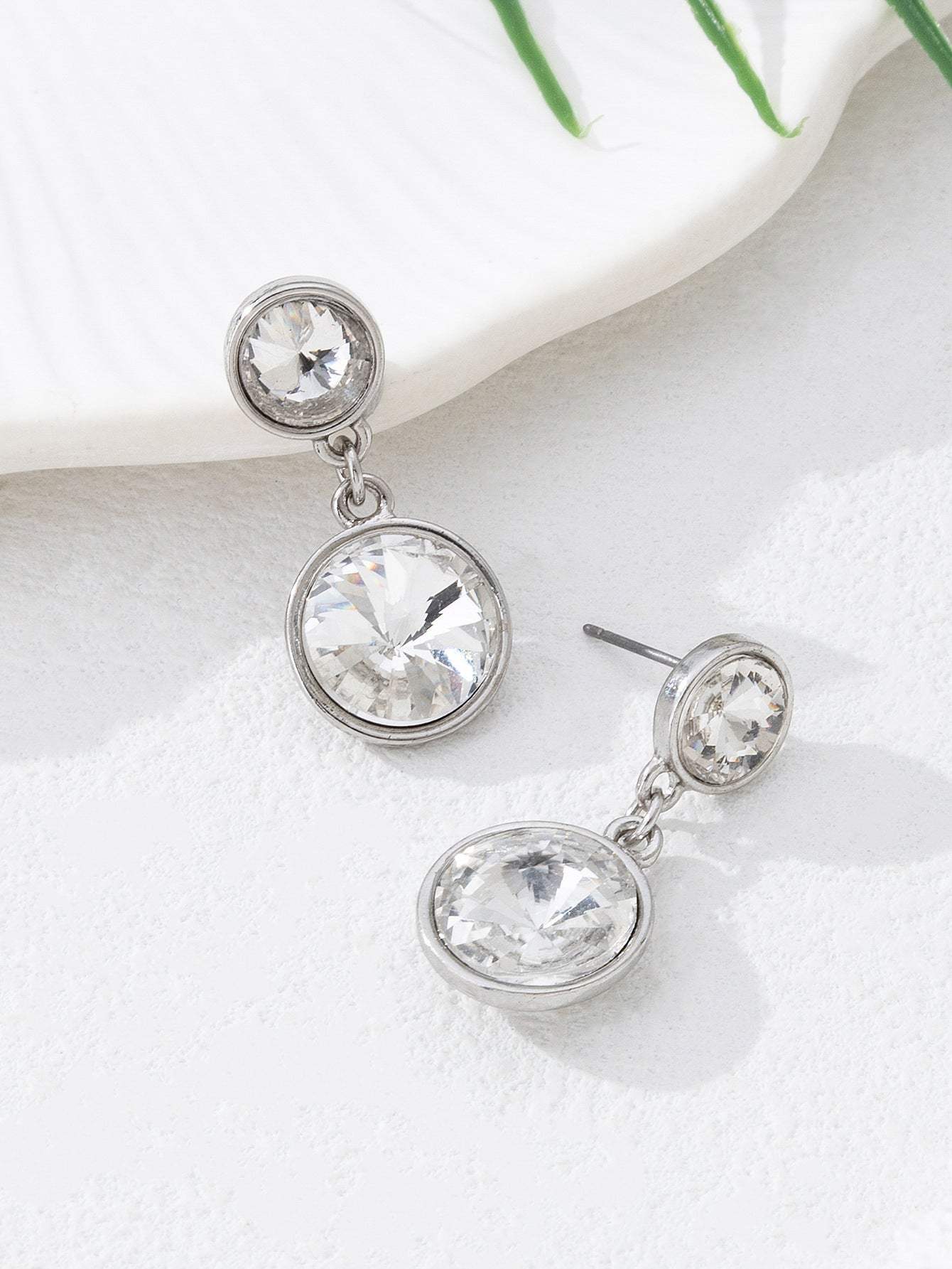 Wholesale Floral Interlinked Drop Earrings, New Niche Design Women Earrings, European American High End Light Luxury Jewelry - My Store - Flyclothing LLC