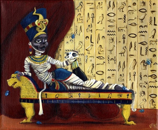 Black Market Art Company Egyptian Print
