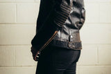 Electra - Women's Motorcycle Leather Jacket - First Manufacturing Company - Flyclothing LLC