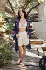 Lightweight Anemone Kimono – Floral Elegance for Any Occasion - Boho Clothing and Accessories - Flyclothing LLC