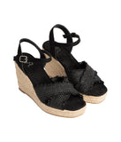 Elinor Wedge in Black - Naughty Monkey