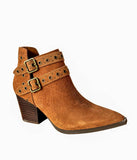 Elsa Leather Ankle Boot in Tan - Naughty Monkey - Flyclothing LLC