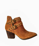 Elsa Leather Ankle Boot in Tan - Naughty Monkey - Flyclothing LLC
