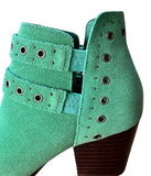 Elsa Leather Ankle Boot in Teal - Naughty Monkey - Flyclothing LLC
