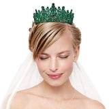 Teardrop Marquise Stone Accented Crown Tiara - Madeline Love - Flyclothing LLC