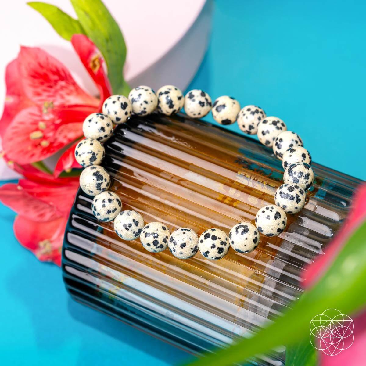 Emotional Detox - Dalmatian Jasper Bracelet - Conscious Items - Flyclothing LLC