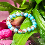 Empath’s Shield - Aqua Terra Jasper Bracelet - Conscious Items - Flyclothing LLC