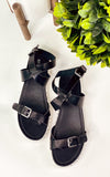 Enna Sandal in Black - Naughty Monkey