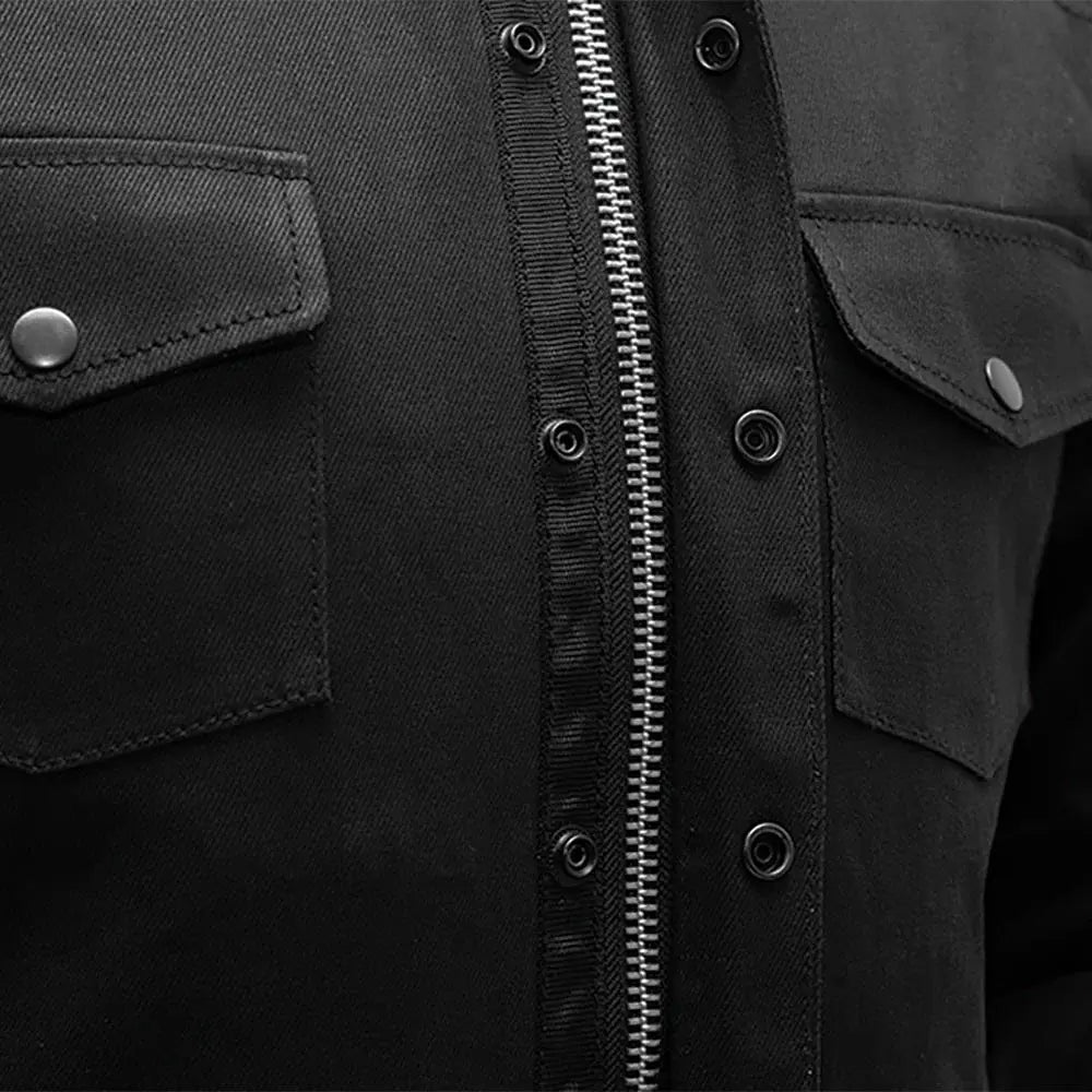 Equalizer Men's Motorcycle Denim Shirt - First Manufacturing Company - Flyclothing LLC