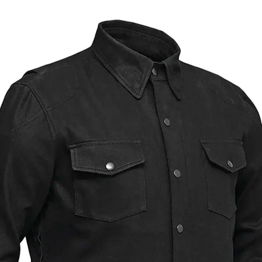 Equalizer Men's Motorcycle Denim Shirt - First Manufacturing Company - Flyclothing LLC