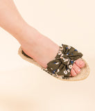 Erra Sandal in Green Floral