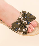 Erra Sandal in Green Floral