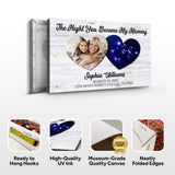 Mother's Day Sign The Night You Became My Mommy - Tailored Canvases - Flyclothing LLC