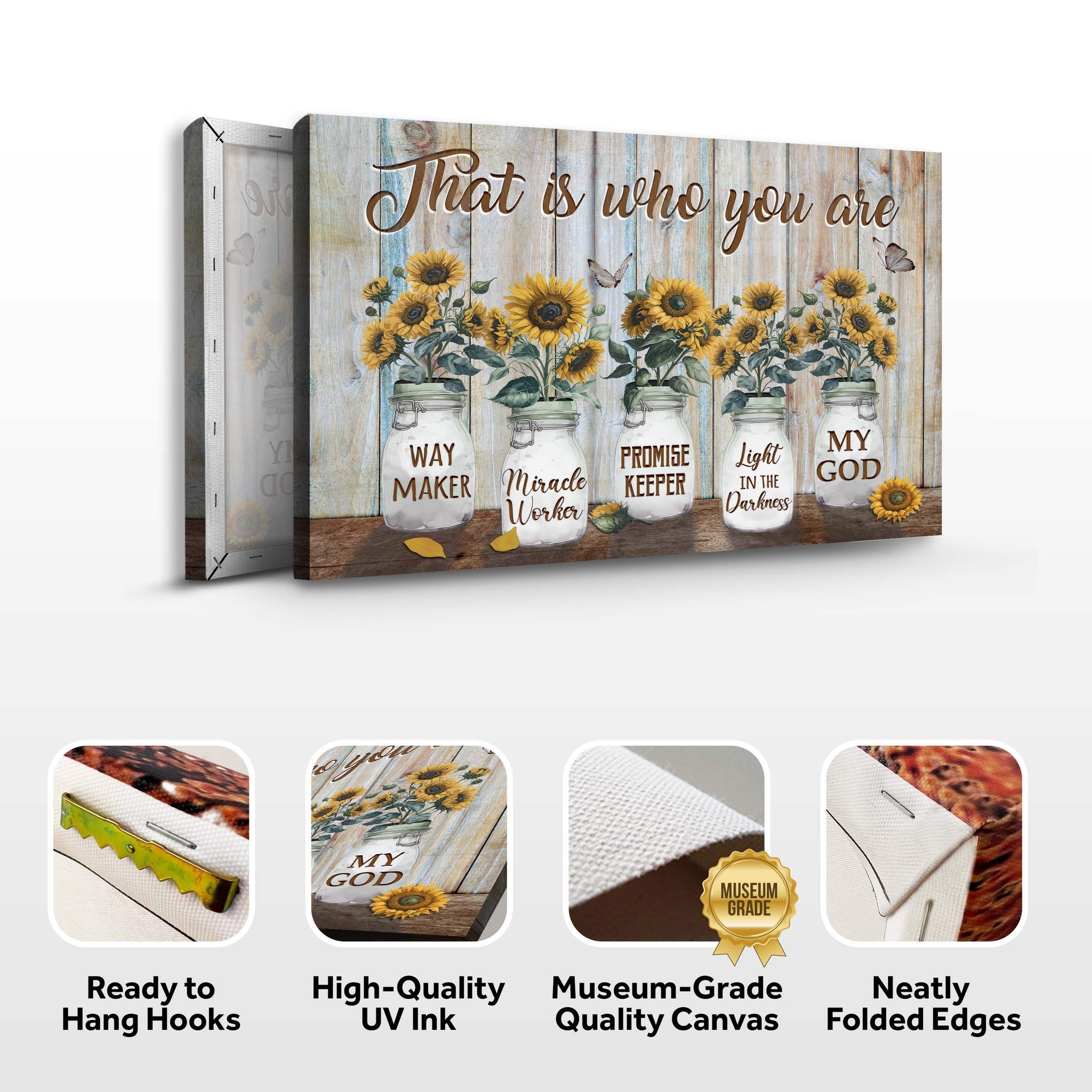 That Is Who You Are Faith Sign - Tailored Canvases - Flyclothing LLC