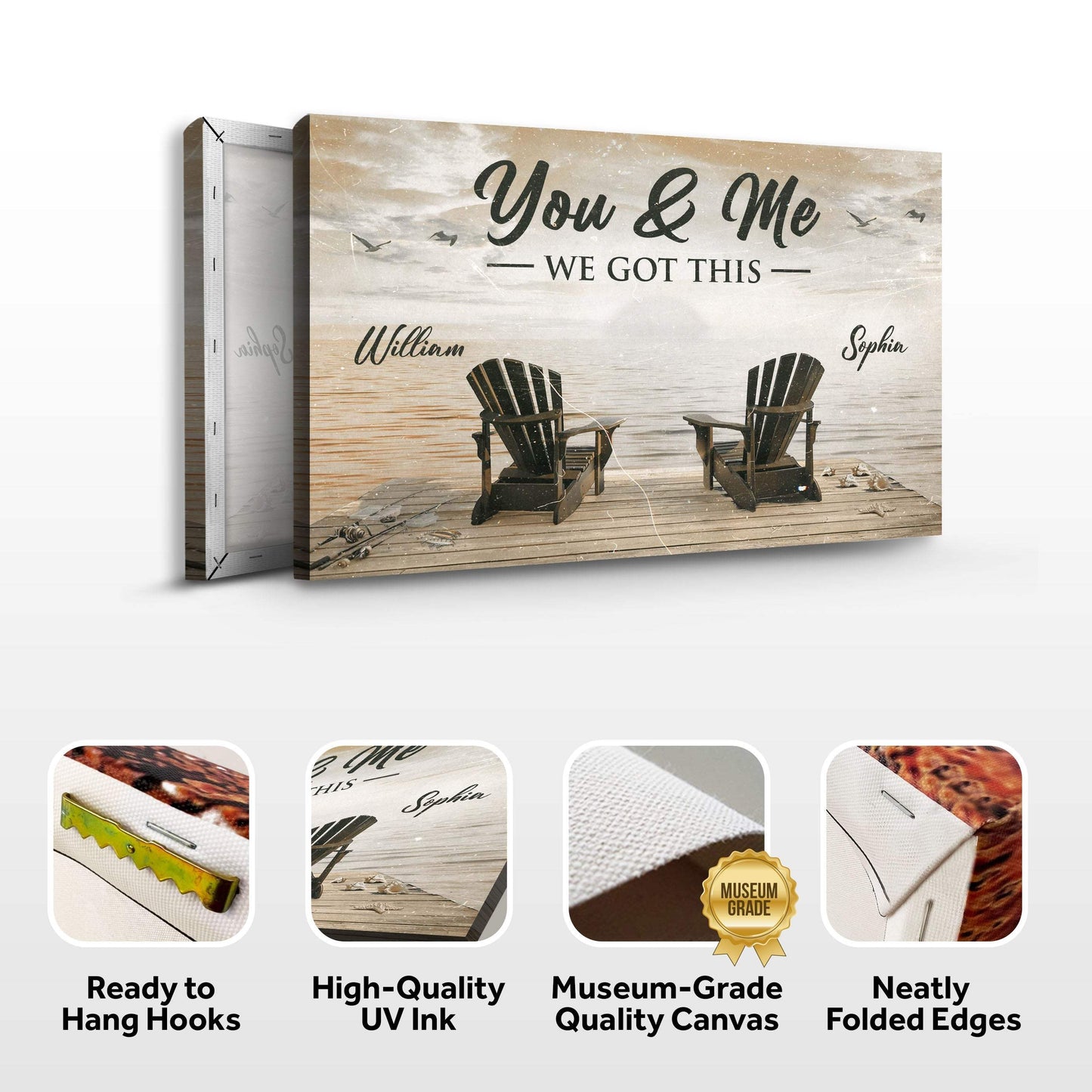 Fishing Themed We Got This Couple Sign - Tailored Canvases - Flyclothing LLC