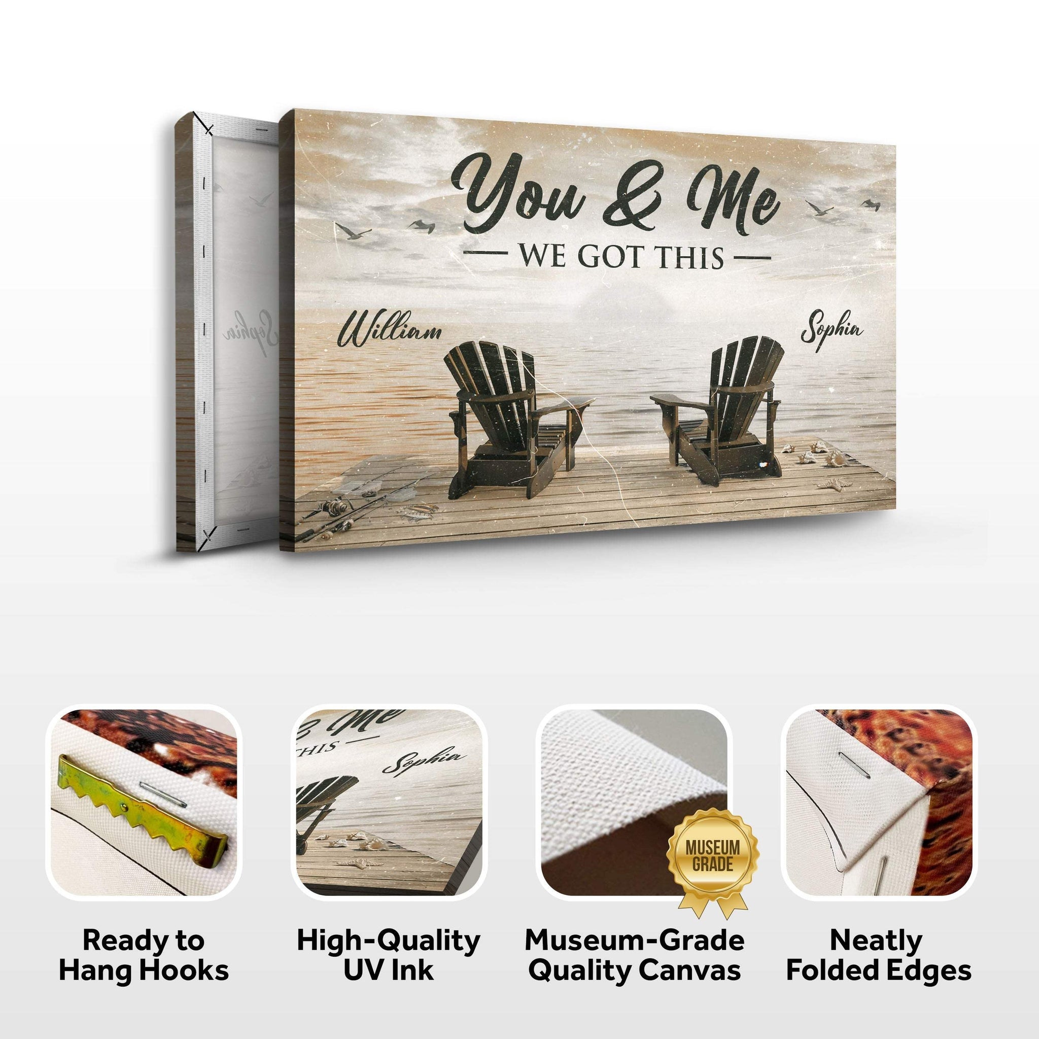 Fishing Themed We Got This Couple Sign - Tailored Canvases - Flyclothing LLC