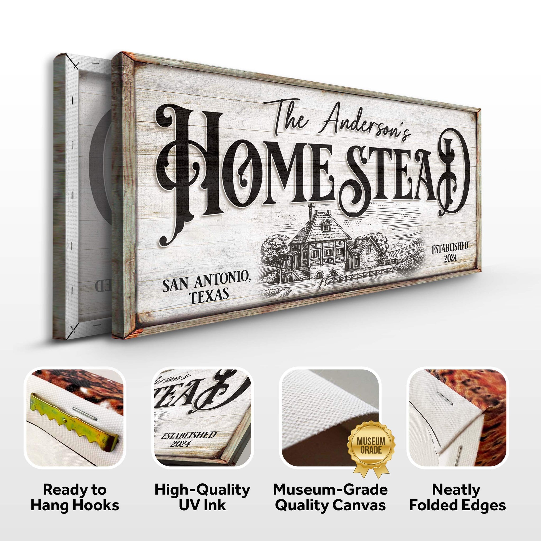 Homestead Sign X - Tailored Canvases - Flyclothing LLC