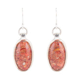 Eternally Orange Sponge Coral Earrings - Sterling - Barse Jewelry
