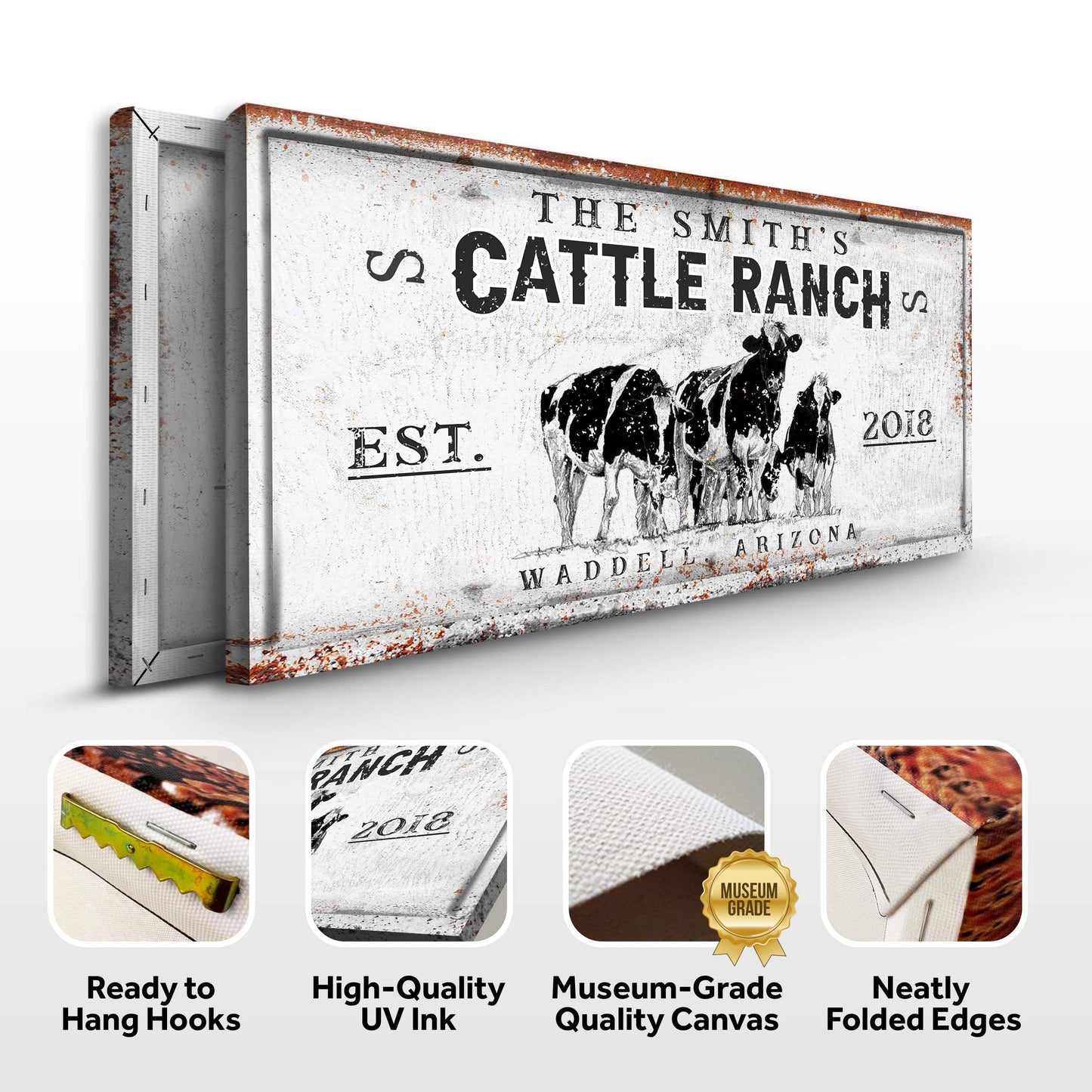 Branded Cattle Ranch Sign V - Tailored Canvases - Flyclothing LLC