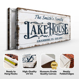 Lake House Sign VII - Tailored Canvases - Flyclothing LLC