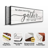 Gather Sign VI - Tailored Canvases - Flyclothing LLC