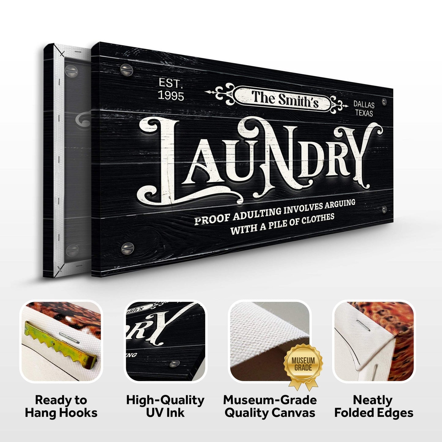 Laundry Room Sign VII - Tailored Canvases - Flyclothing LLC