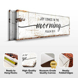 Joy Comes In The Morning Faith Sign - Tailored Canvases - Flyclothing LLC