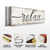 Relax You're on Lake Time Sign II - Tailored Canvases - Flyclothing LLC