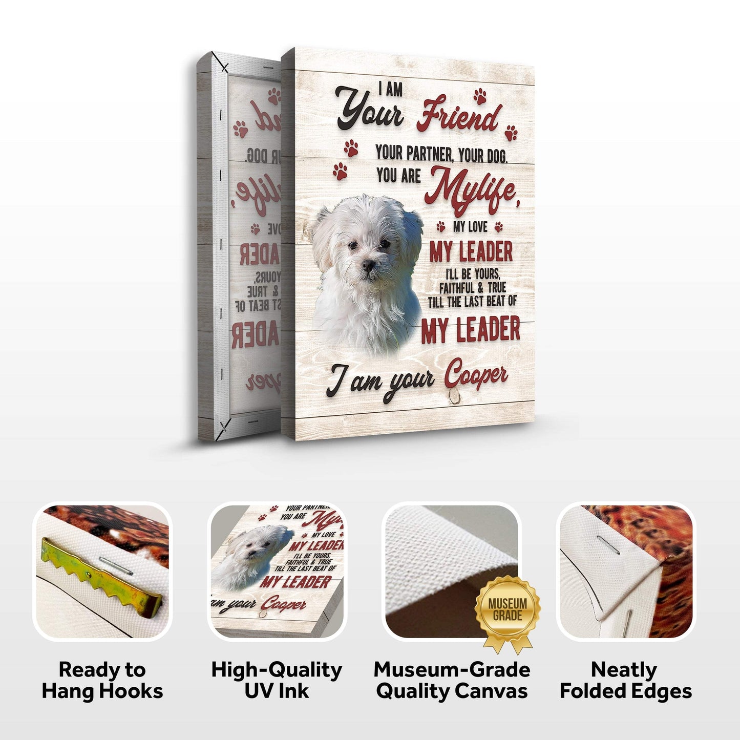 Pet Memorial Sign I Am Your Friend - Tailored Canvases - Flyclothing LLC