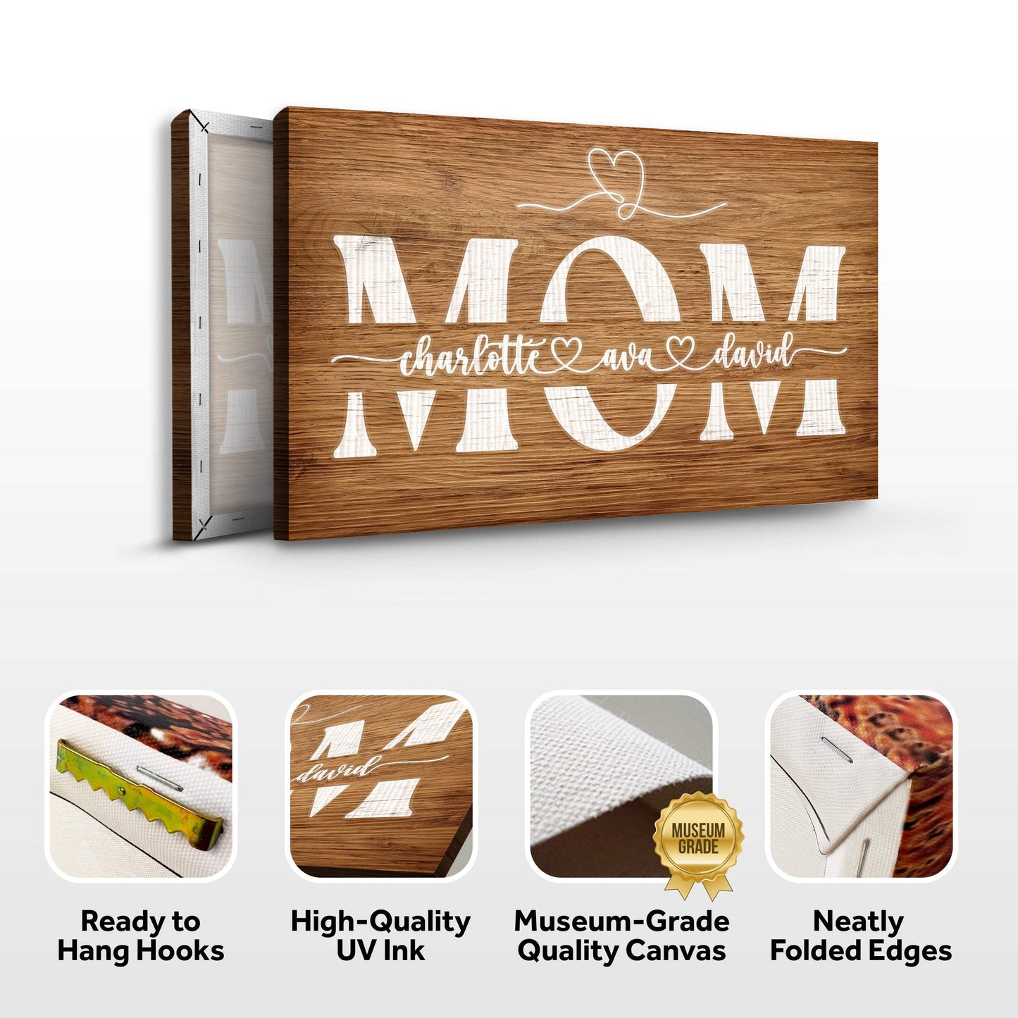 Mother's Day Wood Sign - Tailored Canvases - Flyclothing LLC