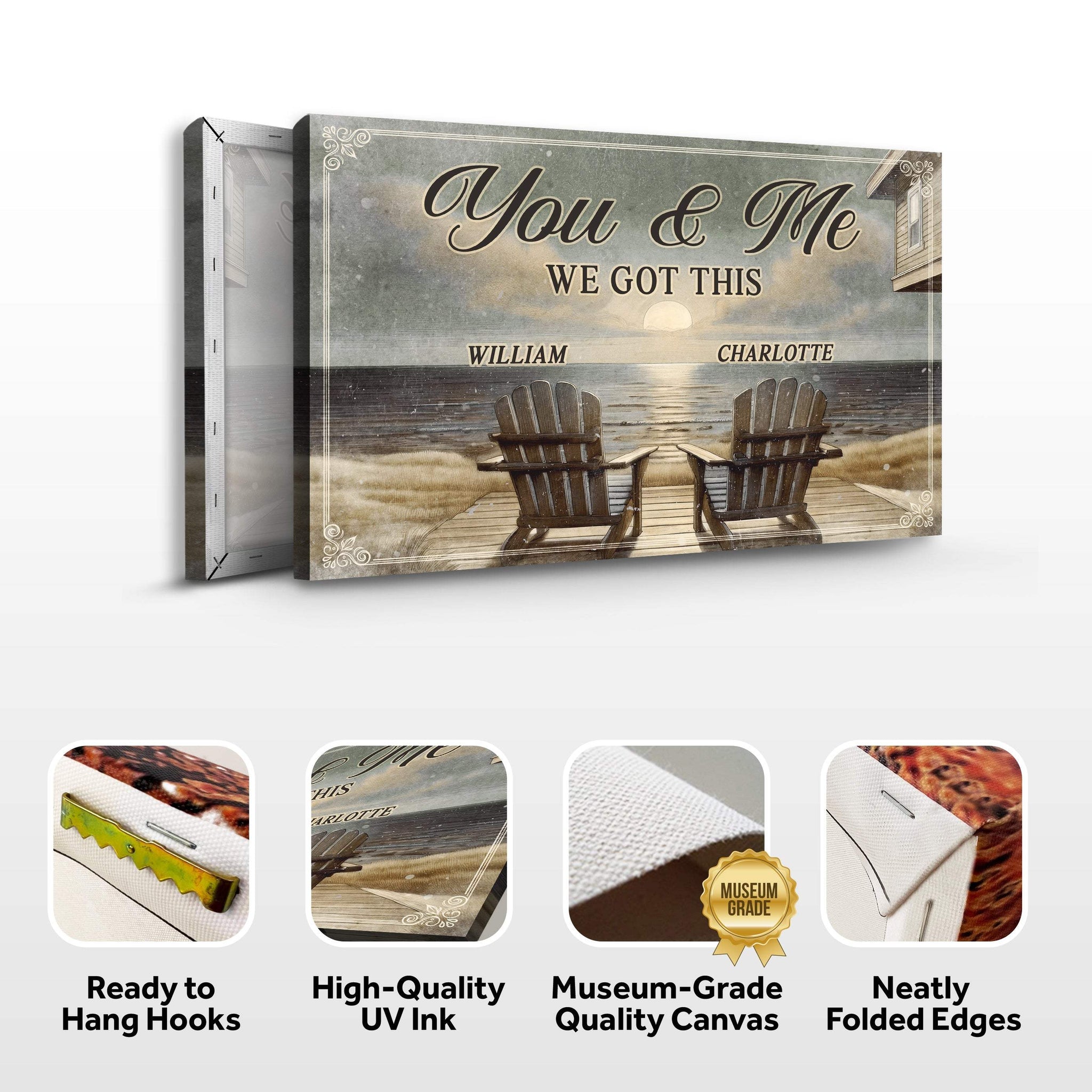 Ranch House Porch Themed We Got This Couple Sign - Tailored Canvases - Flyclothing LLC