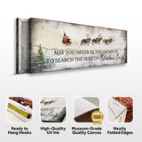 May You Never Be Too Grown Up To Search The Skies On Christmas Eve Sign - Tailored Canvases - Flyclothing LLC