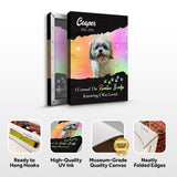 Pet Memorial Sign I Crossed The Rainbow Bridge II - Tailored Canvases - Flyclothing LLC