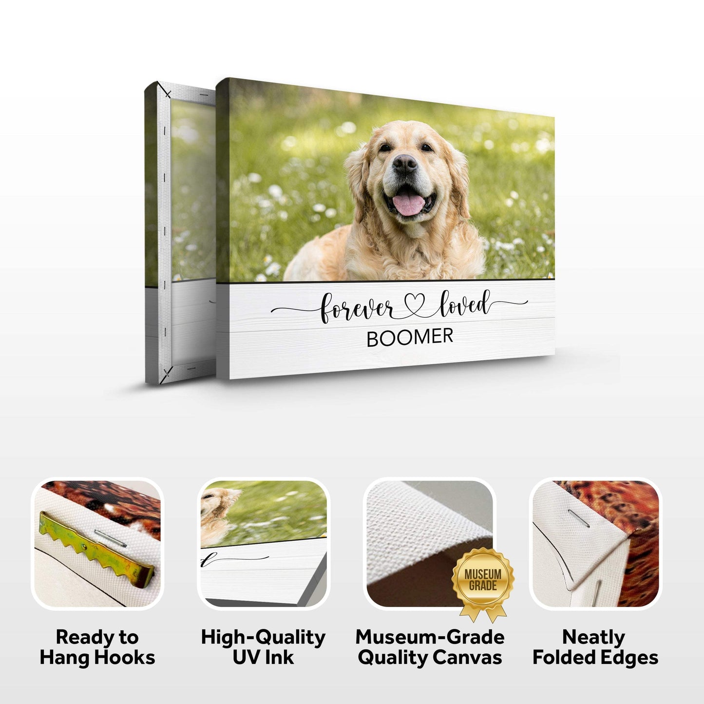 Pet Memorial Sign Forever Loved - Tailored Canvases - Flyclothing LLC