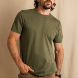 The Manzanilla | Olive Everyman™ Pocket T Shirt - Shinesty - Flyclothing LLC