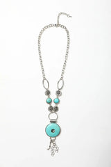 Eyelet Turquoise Necklace🩵 - Boho Clothing and Accessories - Flyclothing LLC