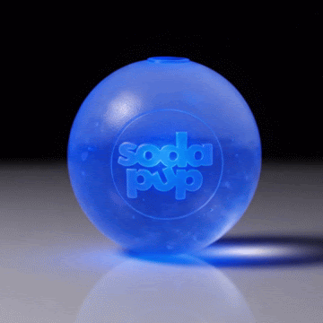 Strobe Ball Light-Up Dog Toy - Durable Floating Chew Ball | Made in USA - SodaPup/True Dogs, LLC - Flyclothing LLC