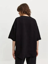 Round Neck Half Sleeve T-Shirt - Trendsi - Flyclothing LLC