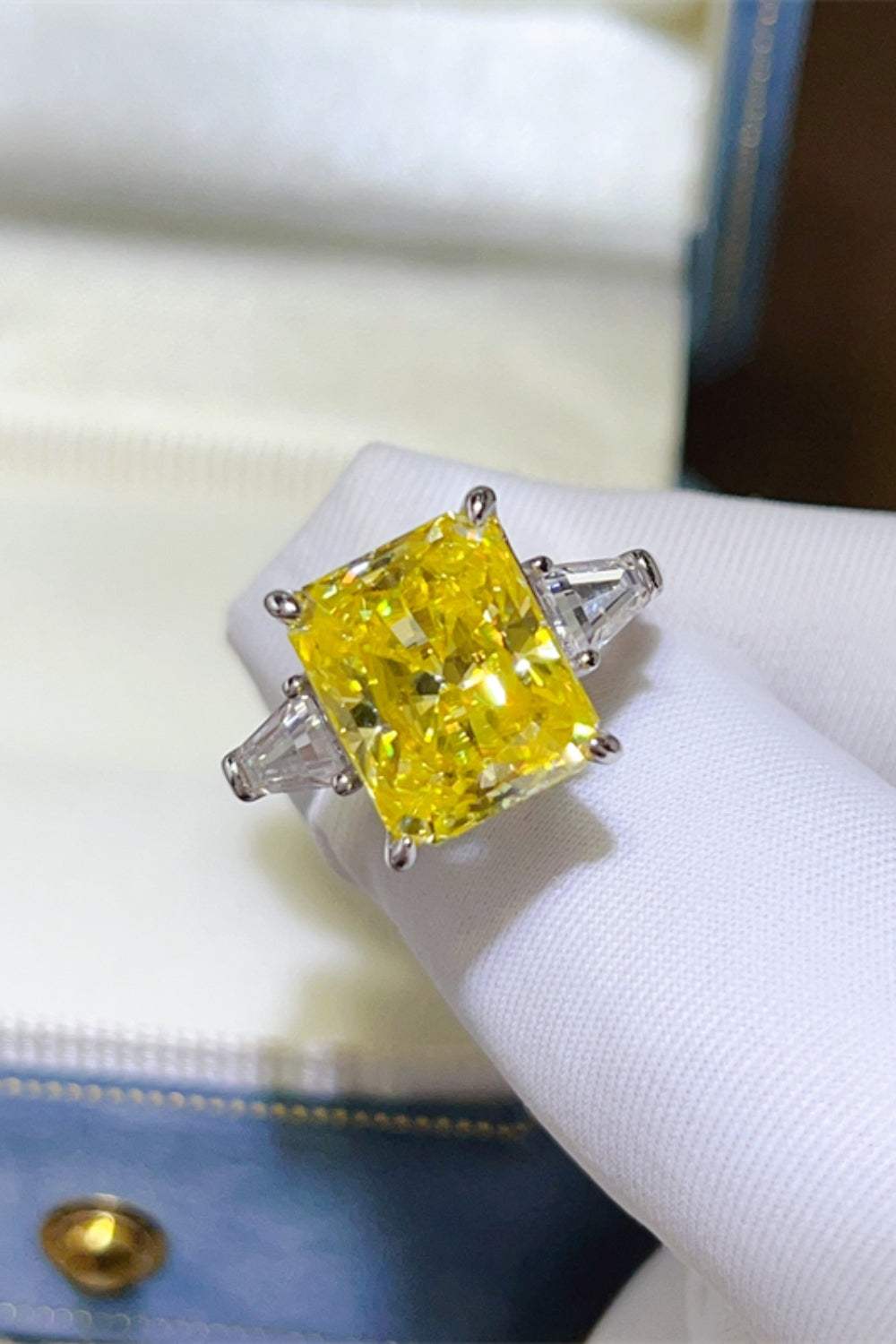5 Carat Moissanite 925 Sterling Silver Ring - Trendsi - Flyclothing LLC