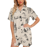 Baha Ranch Cowboy Ranch Women's Western Pajama Set