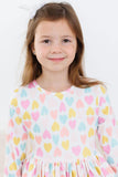 Sweetheart 3/4 Sleeve Pocket Twirl Dress - Mila & Rose ®