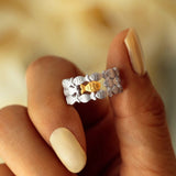 925 Sterling Silver Fish Open Ring - Trendsi