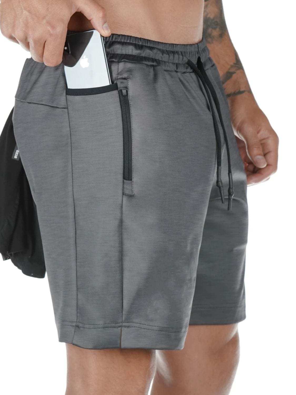 Men's Drawstring Active Shorts with Pockets - Trendsi - Flyclothing LLC
