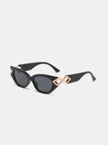 Polycarbonate Frame Cat-Eye Sunglasses - Trendsi