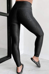 Pocketed V-Cut Waist Leggings - Trendsi - Flyclothing LLC